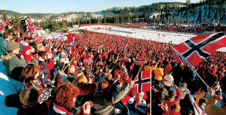 VM-stemning i '97. Foto.